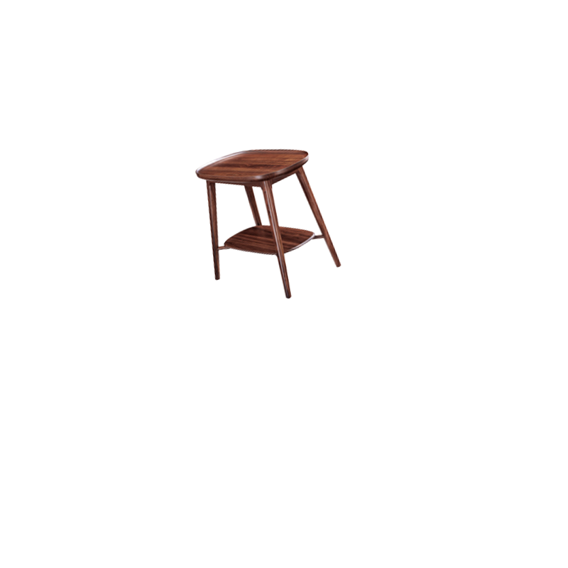 秦鑫(QINXIN)椭圆几品格系列多功能茶几400mm*600mm*600mm