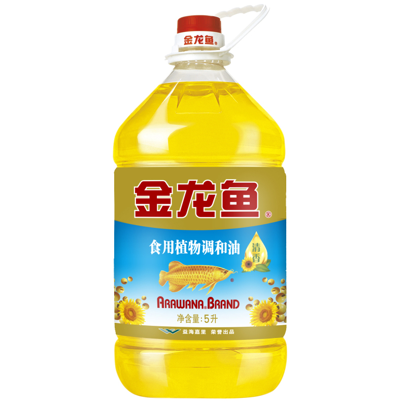 金龙鱼 食用植物调和油（清香） 5L