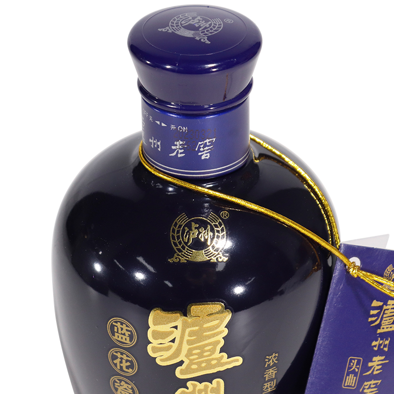泸州老窖 头曲 蓝花瓷 52度 168ml*1瓶 浓香型白酒 自饮 宴会高清大图