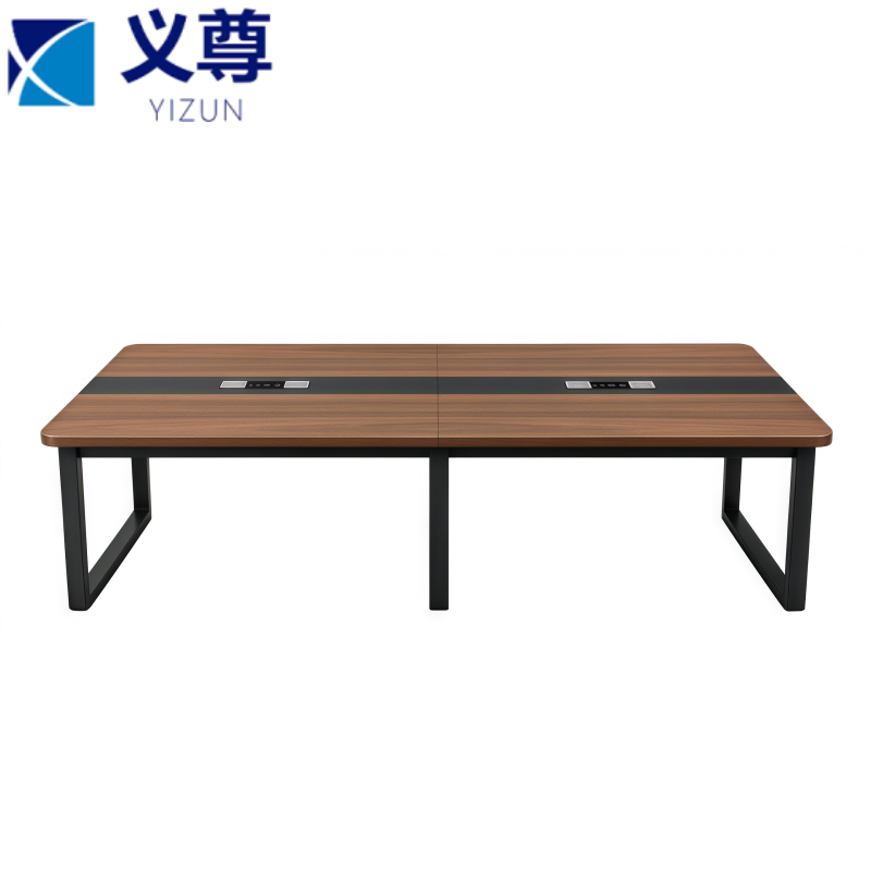 义尊 长条办公桌 HY-40B 张高清大图