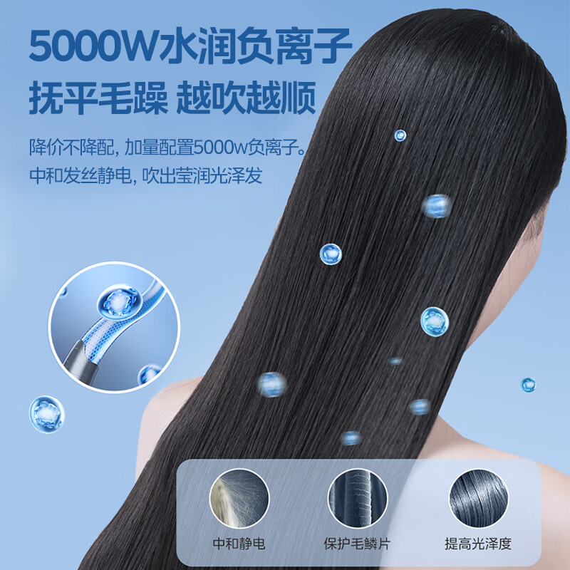 美的Midea吹风机FZ105极地白高清大图