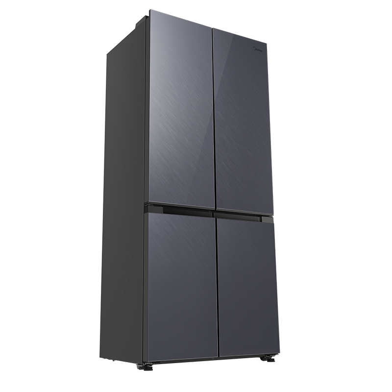 美的十字对开门冰箱MR-525WS3PGX 501升变频风冷 1级能效 流星黛钢化玻璃面板高清大图