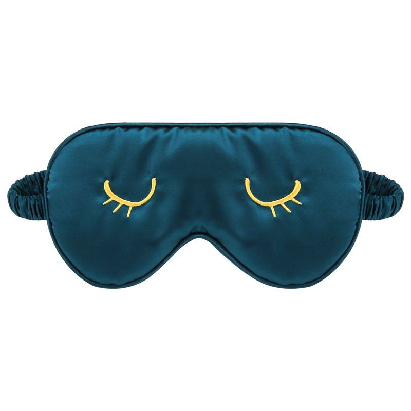 双面真丝眼罩睡眠遮光夏季女男睡觉护眼罩冰袋冰敷缓解眼疲劳冰丝