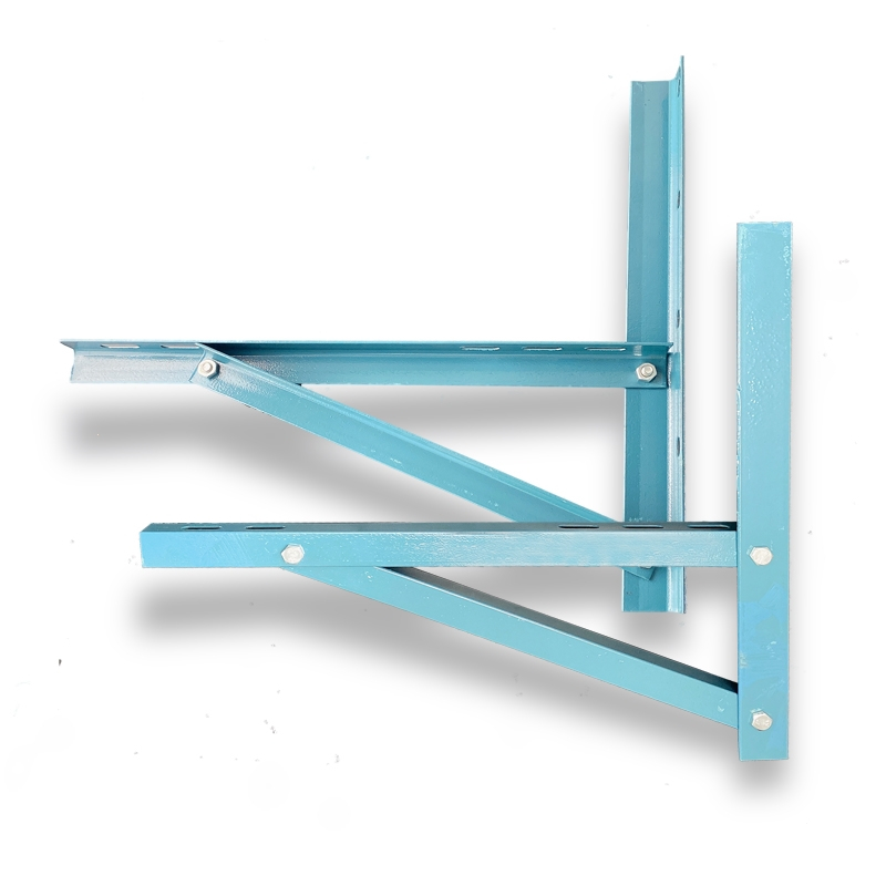 阿斯卡利空调角钢支架1p15p3p空调外机挂架绿漆角铁防锈加厚置物架