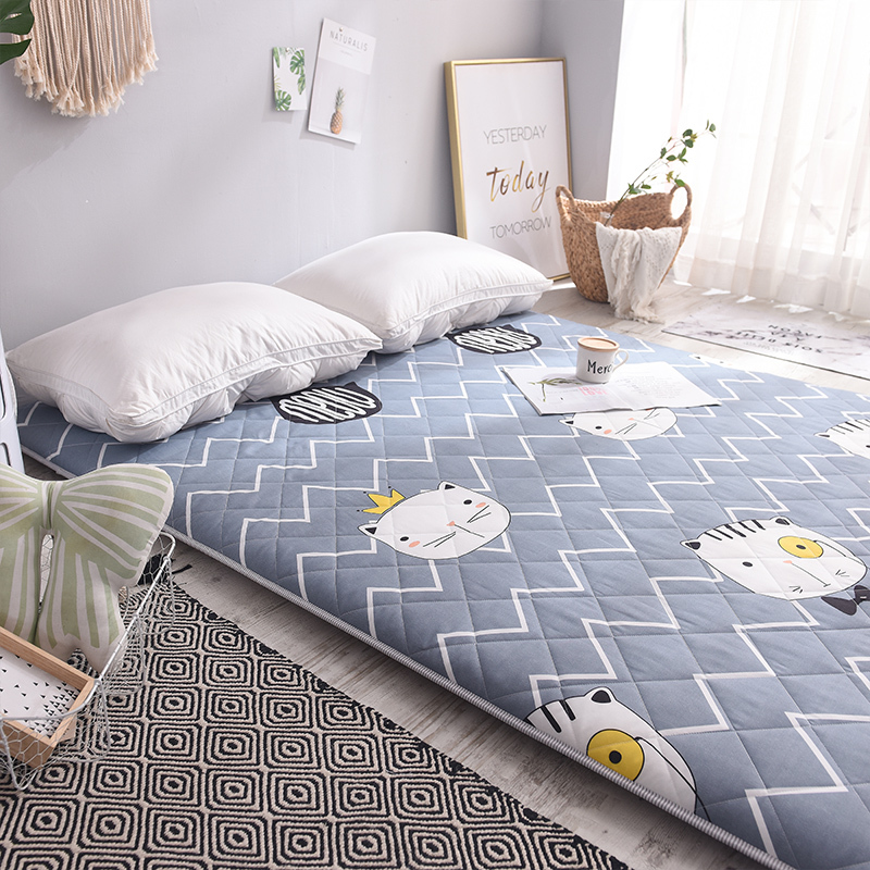 简易懒人榻榻米闪电客打地铺午睡垫可折叠易收纳夏季可睡觉软床垫地垫