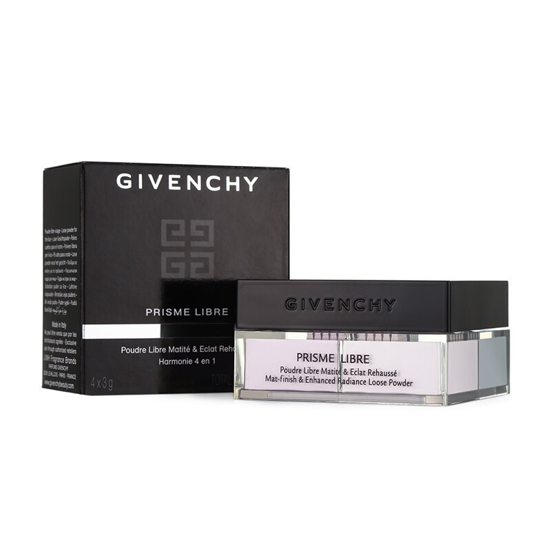 纪梵希(GIVENCHY)四色散粉1号 12g +YSL黑皮气垫#B20高清大图