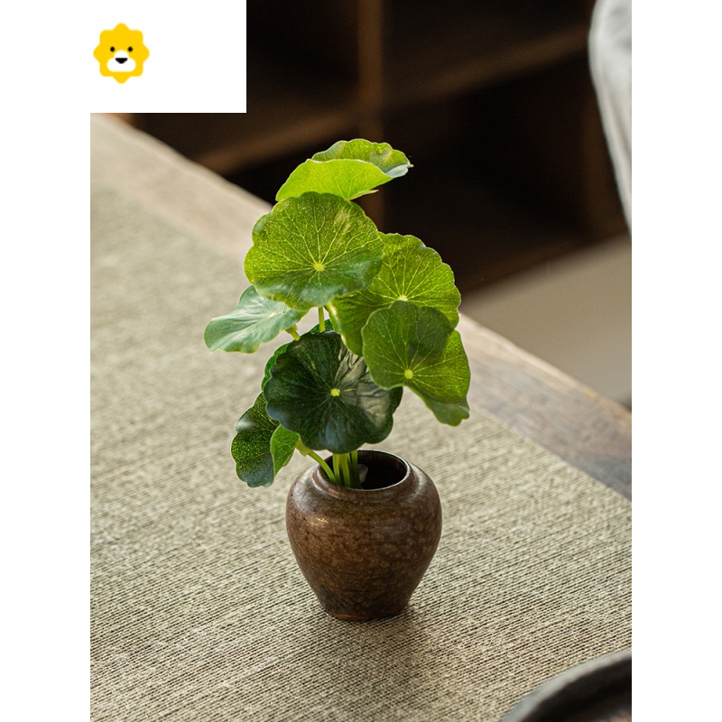 中式复古禅意小花器陶瓷摆件家居茶室博古架桌面小装饰品摆设 JING PING高清大图