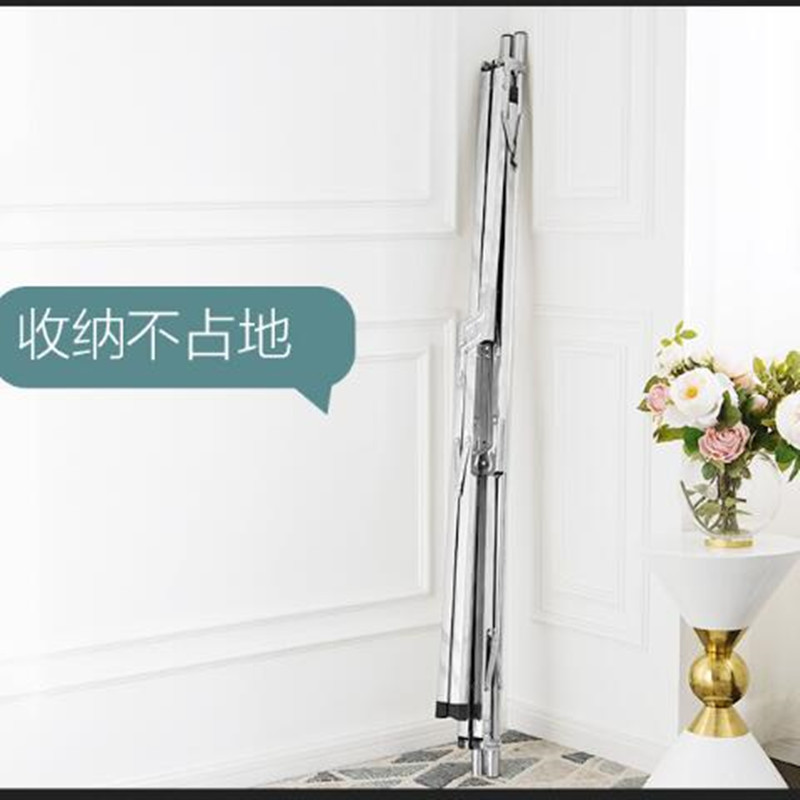 环杰晾衣架落地不锈钢折叠晾衣杆晒衣架HJ-450
