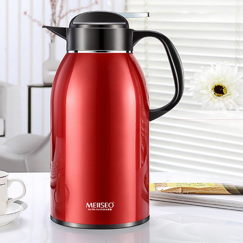 米索(MEIISEO)MS2200 s系列保温壶 2200ml保温壶暖瓶 香槟金 单个装