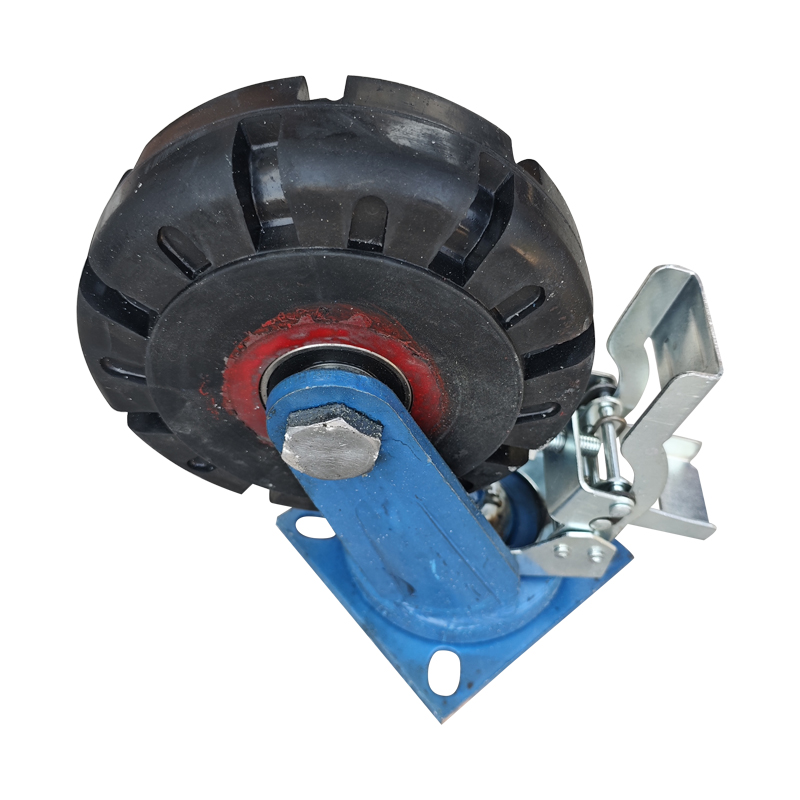 嘉禾宜茂 万向轮 重型橡胶带刹车10寸 个高清大图