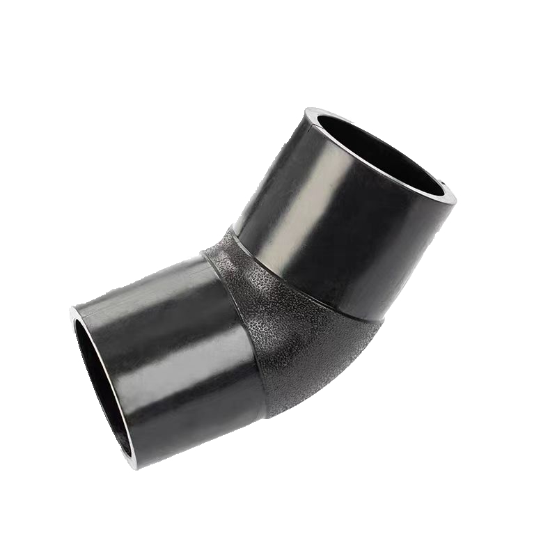 盛京联硕 PE对接弯头国标45度弯头 L400*45°(承压1.6Mpa)个高清大图