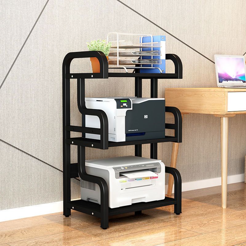 工匠时光放打印机架的置物架落地架子办公桌办公室复印机收纳架多层可
