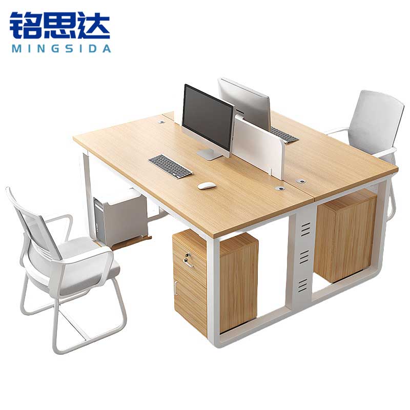 铭思达办公桌双人位张高清大图