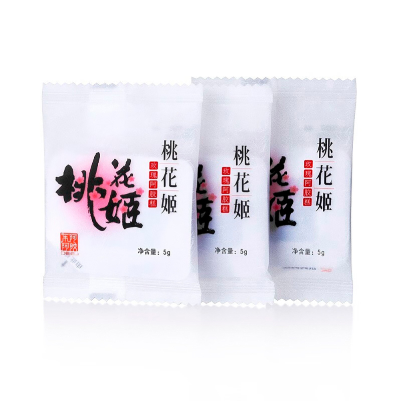 [任嘉伦推荐款]东阿阿胶桃花姬玫瑰阿胶糕320g(80g*4盒)即食阿胶糕 年货礼品高清大图