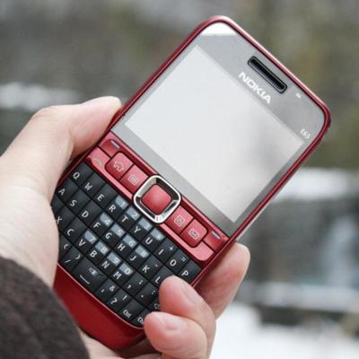 红色移动联通套餐一1手机1电池1充电器诺基亚e63移动联通4g直板全键盘
