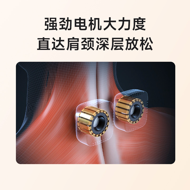 SKG按摩披肩 H1系列1代 时尚款 颈椎按摩器披肩肩颈斜方肌腰背腿多部位按摩敲捶打按摩仪高清大图
