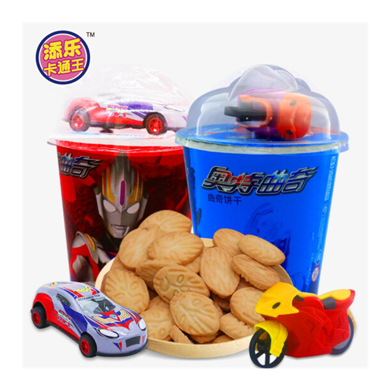 添乐卡通王奥特曲奇饼干巧克力味40g视频