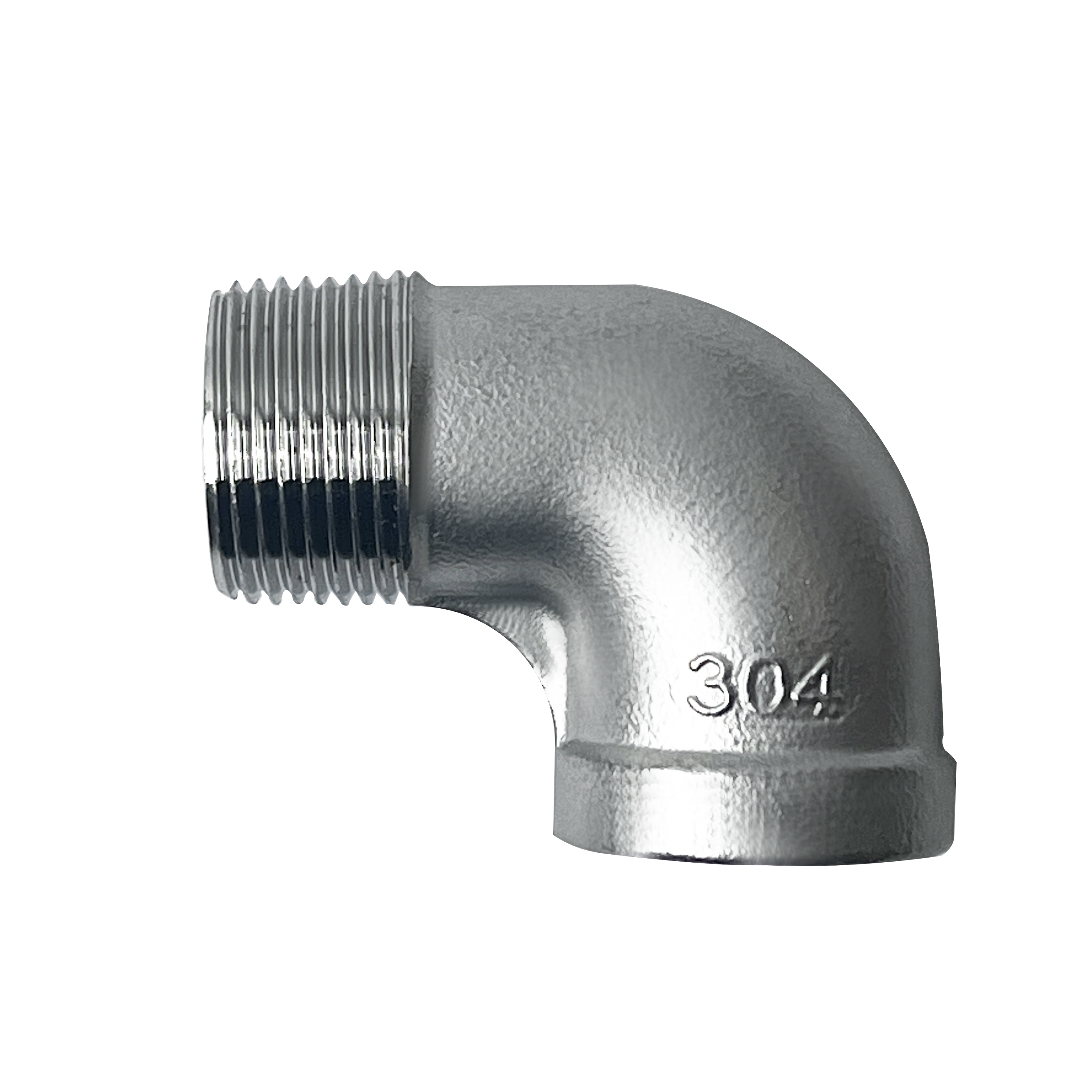 杉外山 304不锈钢内外弯头水管接头 个高清大图