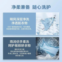 [官方正品]美的洗衣机全自动波轮9KG千克公斤专利免清洗十年桶如新宿舍租房家用家电 MB90V37E[37/39随机发]