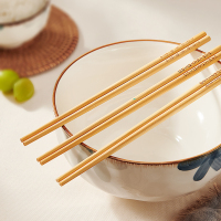 苏泊尔(SUPOR)天然竹筷子无漆无蜡高山楠竹家用筷子餐具套装分食筷 TK23002E[10双装]