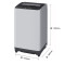 松下(Panasonic) 波轮洗衣机XQB70-Q7H2F 7公斤 一键智能洗涤 省心耐用 家用全自动 正品联保