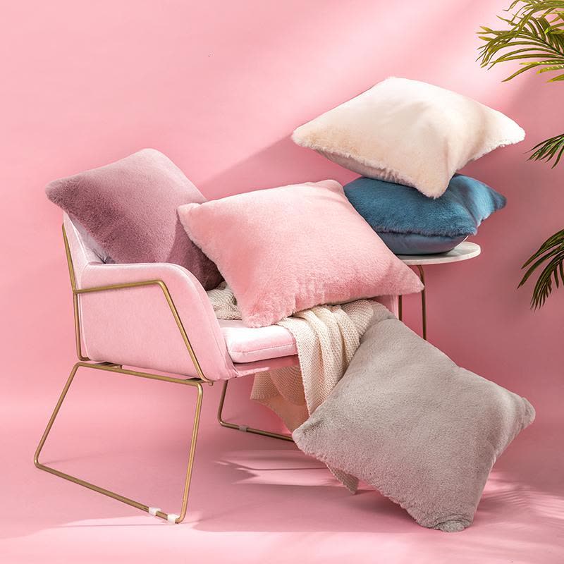 家柏饰(CORATED)家纺家居用品靠垫连芯简约法式马卡龙系列抱枕图片