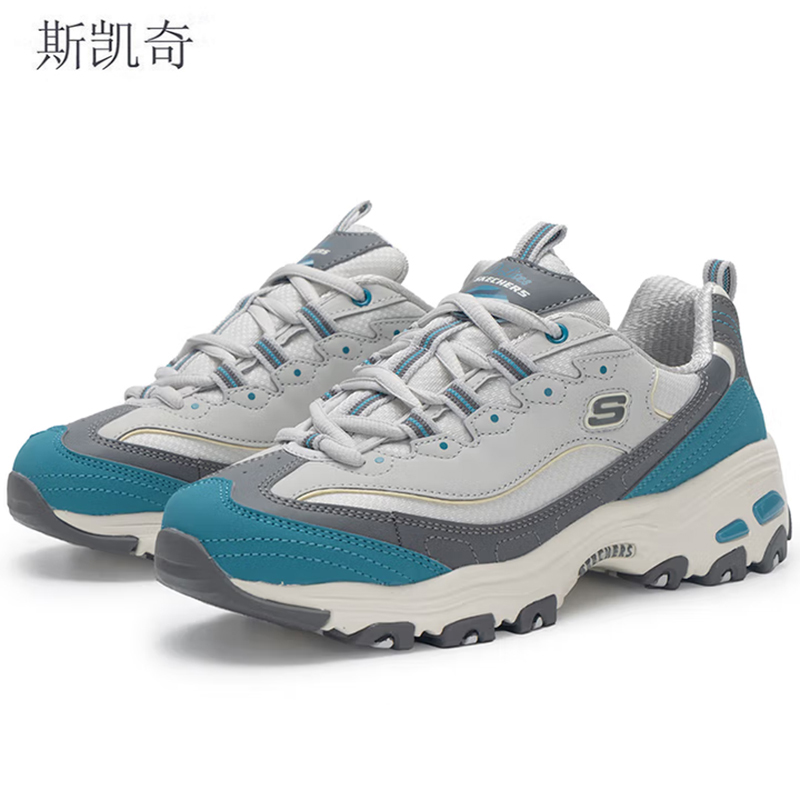 斯凯奇女款休闲熊猫鞋896262/GYBL-5.5双高清大图