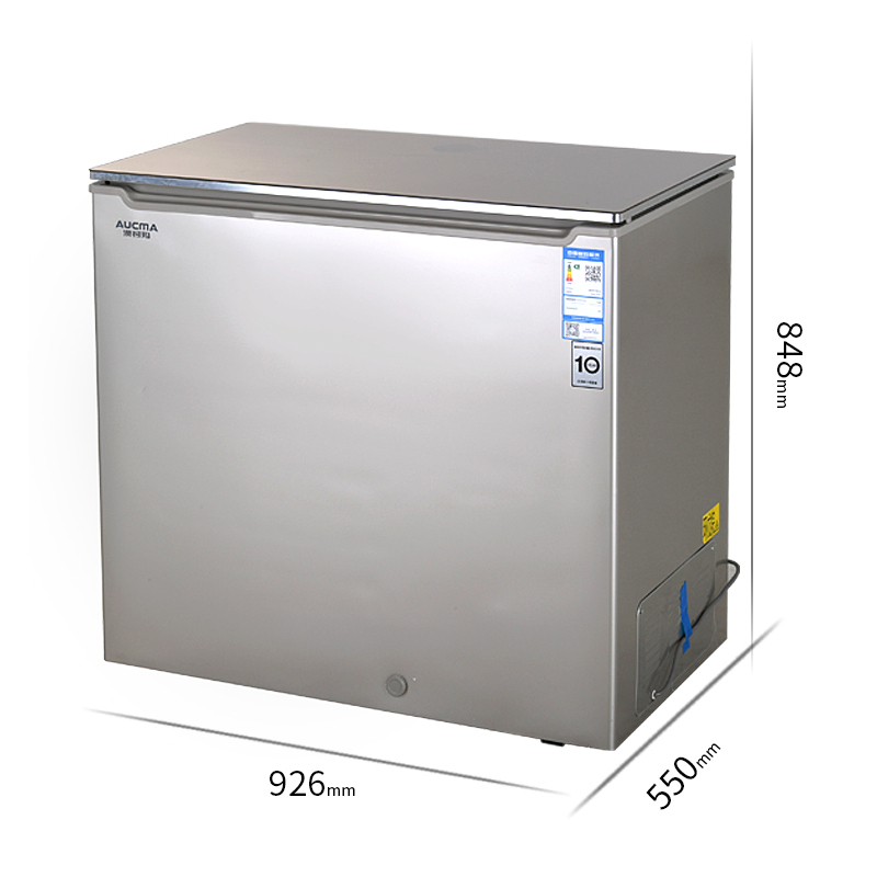 aucma澳柯玛bcbd206gex超低温冷柜家用商用低霜冷藏冷冻小冰柜