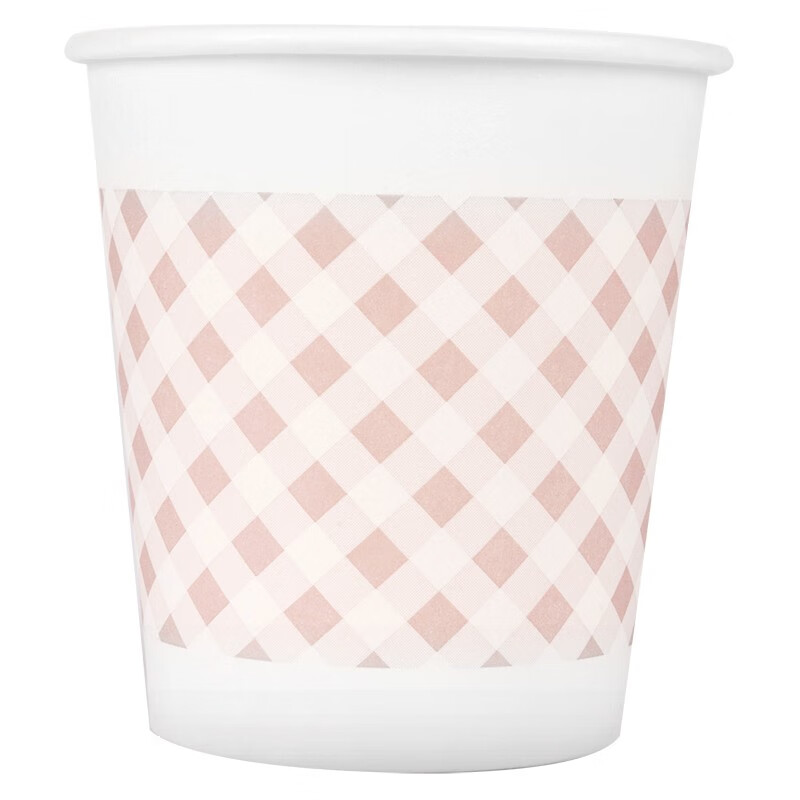 得力deli-9569纸杯家用办公室喝水杯子年货咖啡杯茶杯 [常规款50只装] 5包高清大图