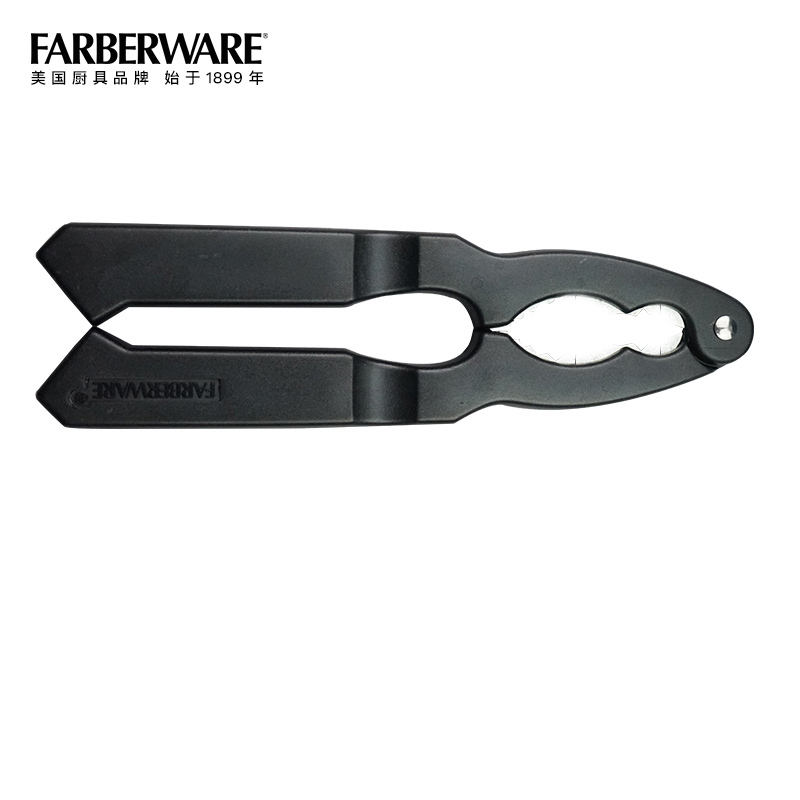 美国生牌Farberware 厨房工具锌合金多功能加厚坚果海鲜胡桃夹剥壳器