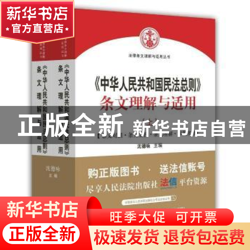 正版 《中华人民共和国民法总则》条文理解与适用 沈德咏主编 人