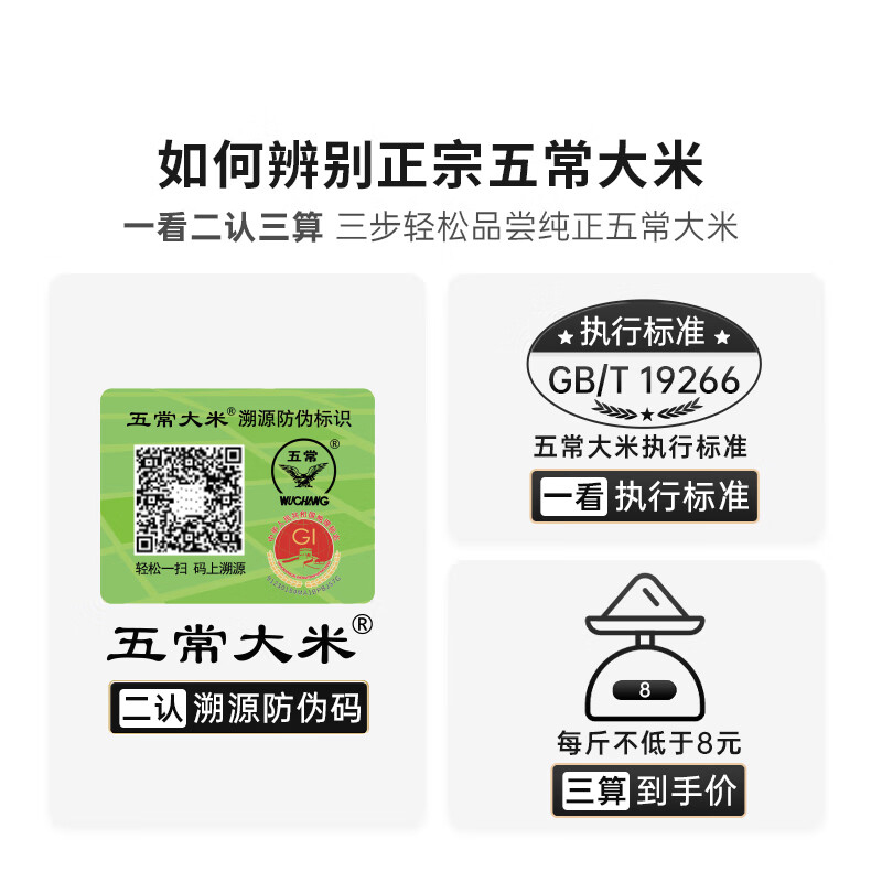 裕道府 五常大米稻花香2号组合装5kg(1kg*5)高清大图