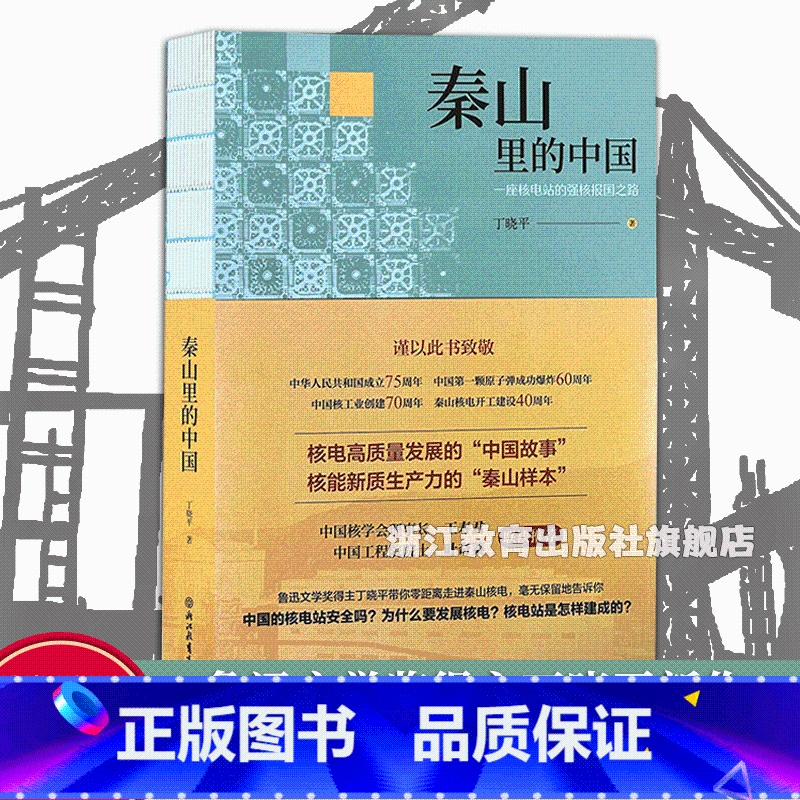 秦山里的中国 【正版】秦山里的中国 一座核电站的强核报国之路 鲁迅文学奖得主丁晓平新作 秦山核电站中国核工业的建设之路