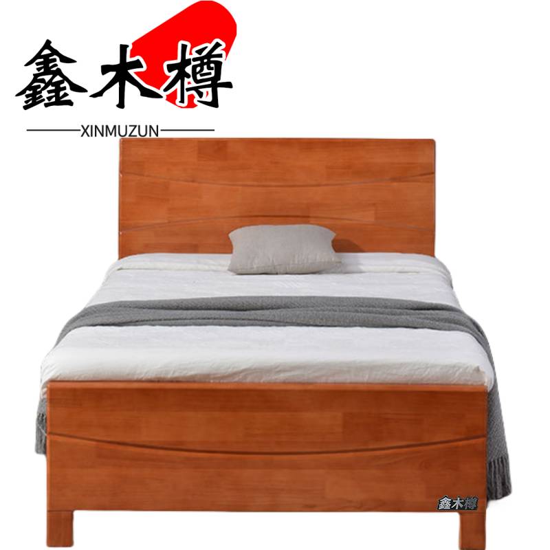 鑫木樽床1.2m+5cm床垫组高清大图