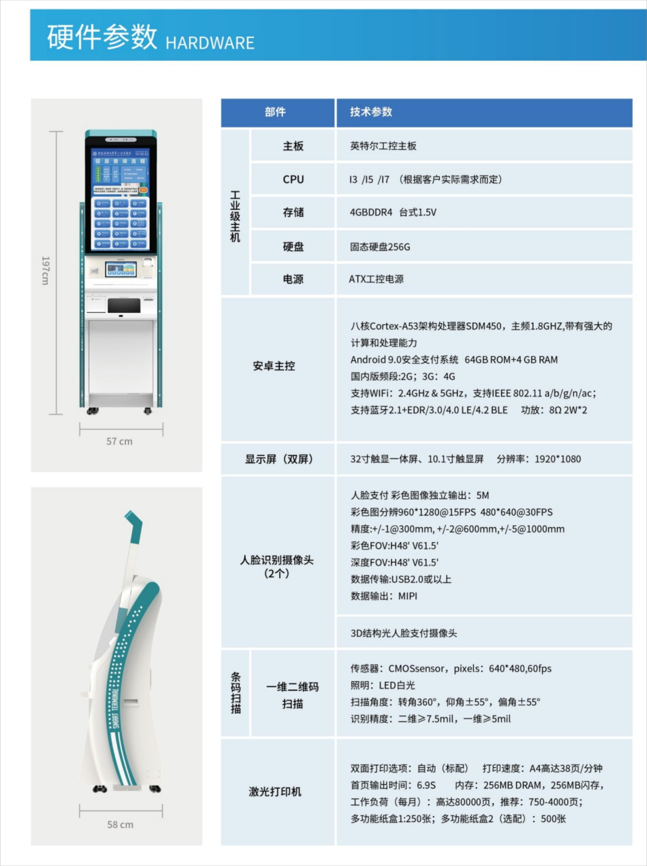 旭卓捷医综合业务智能终端XHY-32C高清大图