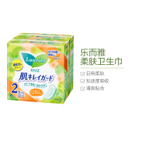 [柔肤日用卫生巾]花王(乐而雅)Lauríer 柔肤日用卫生巾 姨妈巾 20.5厘米 30片/包 两包装套装 纤巧