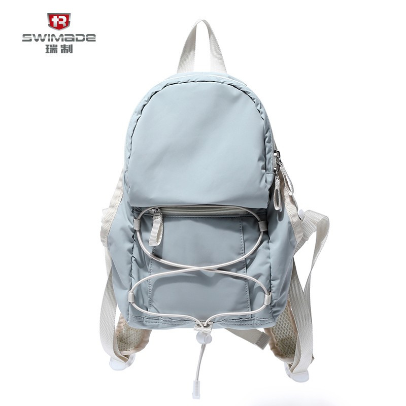 瑞制(swimade) RZ-0510 17.5*12*32CM 双肩包ins小众书包逛街出游爬山休闲迷你背包 浅蓝色