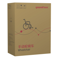鱼跃轮椅凌跃2000豪华舒适 轻便折叠式铝合金 YUWELL 老人轻便折叠助行车手推儿童旅行飞机轮椅车