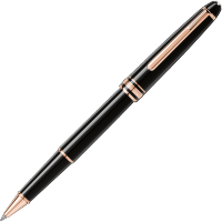 万宝龙(Montblanc)大班系列镀玫瑰金签字笔经典款112678 /163玫瑰金