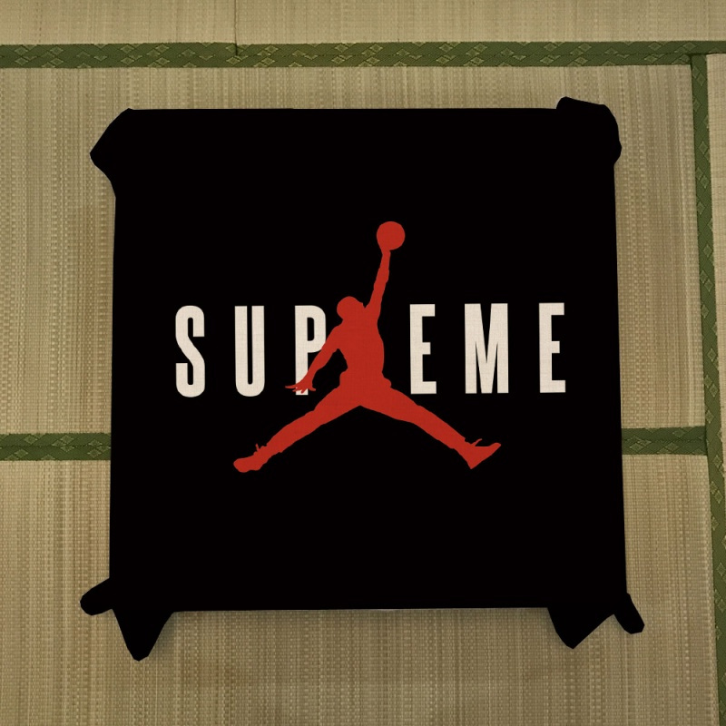 Superme桌布潮牌桌垫美式复古棉麻布艺茶几餐桌圆长方形盖台布