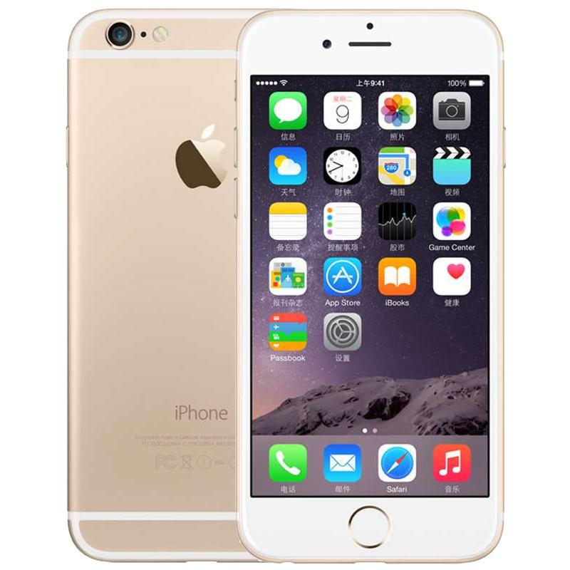 苹果(Apple)iphone 6全网通4G手机 移动联通电信4G三网通 4.7英寸 深空灰色 64GB 美版官换机