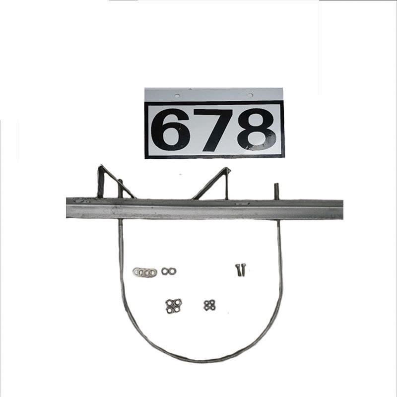 锐腾达 圆柱型号码牌(含支架) 圆柱上用(包括角钢、抱箍、紧固配件)套图片