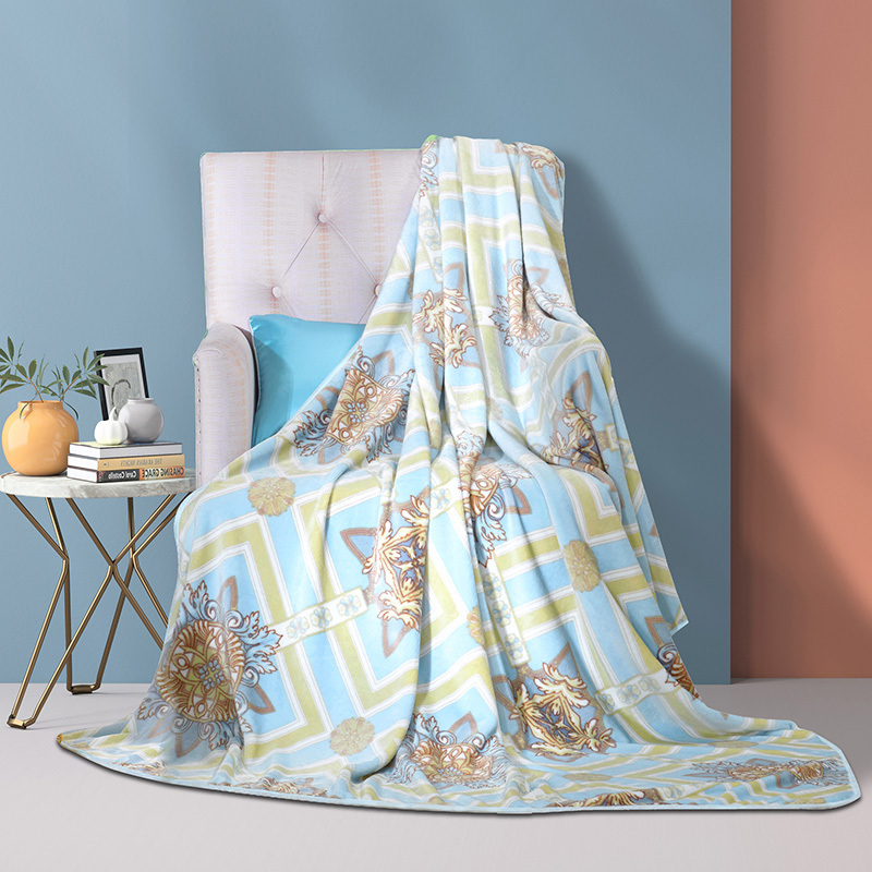富安娜 伊斯菲尔双人 多功能 法兰绒毯 180*200cm高清大图
