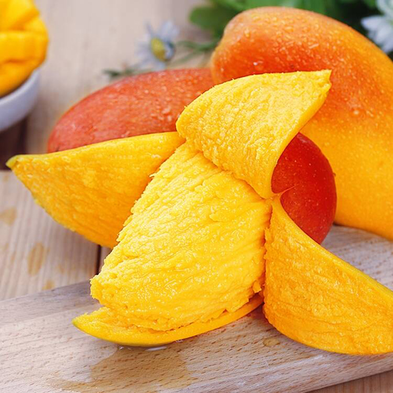 鲜贝达 海南一级贵妃芒果9斤装单果100g以上 新鲜水果高清大图