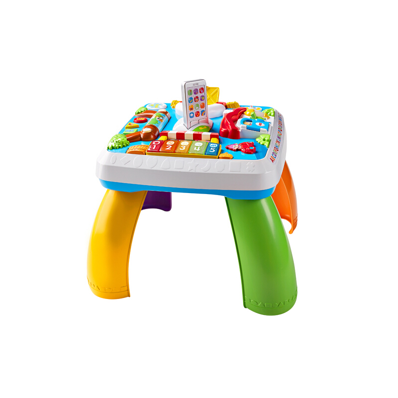 费雪(Fisher-Price)早教益智宝宝学习桌(双语)儿童早教益智玩具 DWN37高清大图