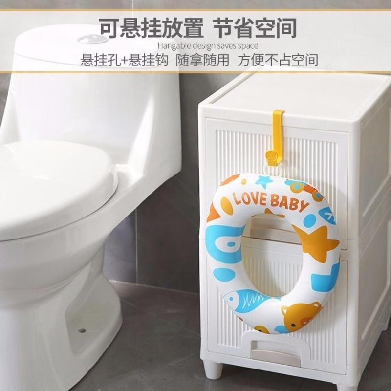 儿童马桶圈宝宝坐便圈婴幼儿加厚坐便软垫加大坐便器通用款送挂钩 小鸭款