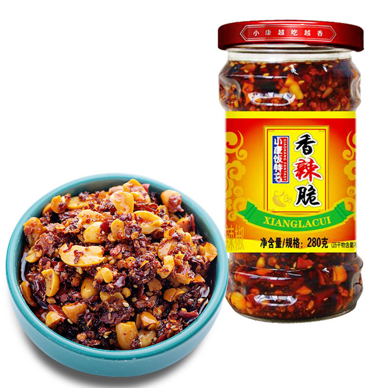 小康(XIAOKANG) 香辣脆280克/瓶 辣椒酱佐餐下饭酱拌米饭拌面火锅蘸酱非肉酱