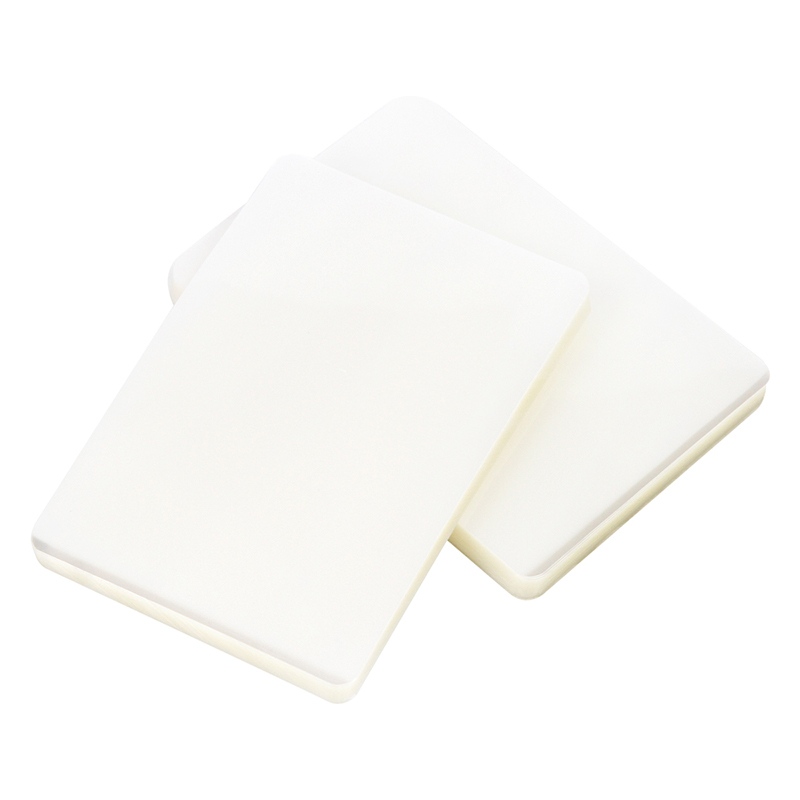豪艺(HooYe)A4 80MIC塑封膜 标准优质护卡塑封膜照片相片塑封膜50张/包护卡膜 防水