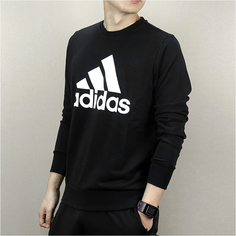 阿迪达斯(adidas) CD6275男装运动服圆领针织休闲卫衣套头衫