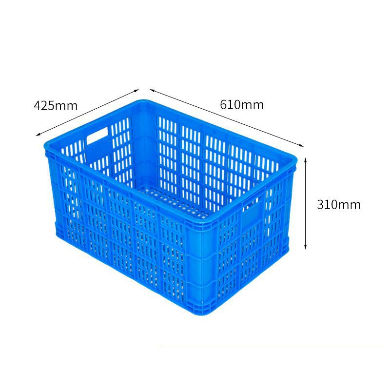臻远ZY-SNXD-157塑料筐周转筐水果蔬菜收纳筐长方形货筐胶框 610*425*310高清大图